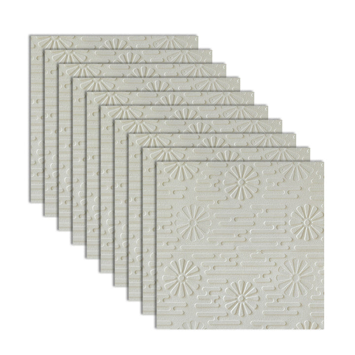 Lisslune | Modern wall cladding 3D embossed PVC self-adhesive waterproof wall access panel