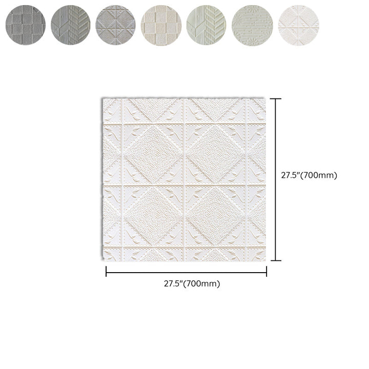 Lisslune | Modern wall cladding 3D embossed PVC self-adhesive waterproof wall access panel