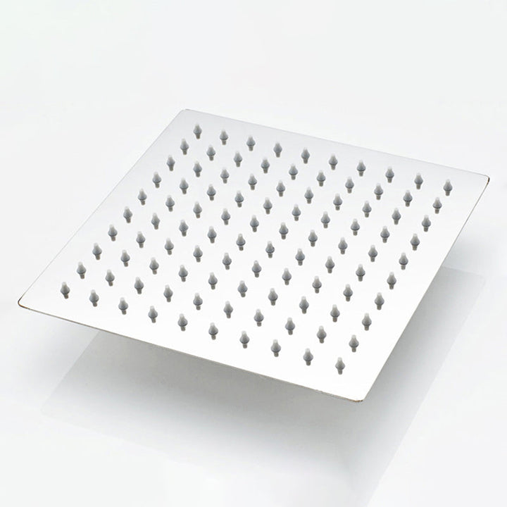 Lisslune | Stainless Steel Square Shower Head Standard Spray Pattern Wall Mounted Shower Head