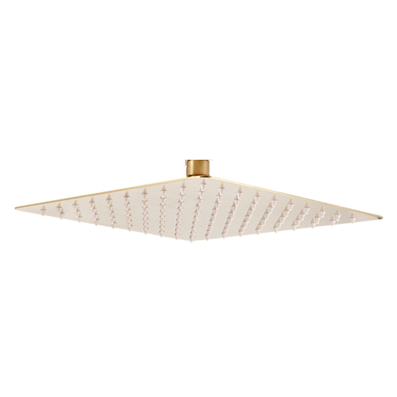 Lisslune | Stainless Steel Square Shower Head Standard Spray Pattern Wall Mounted Shower Head