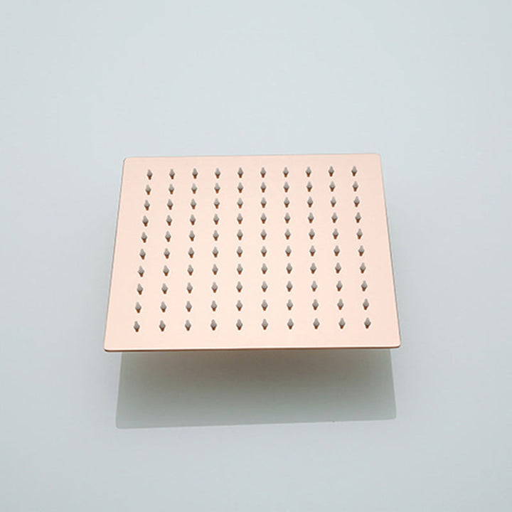Lisslune | Stainless Steel Square Shower Head Standard Spray Pattern Wall Mounted Shower Head