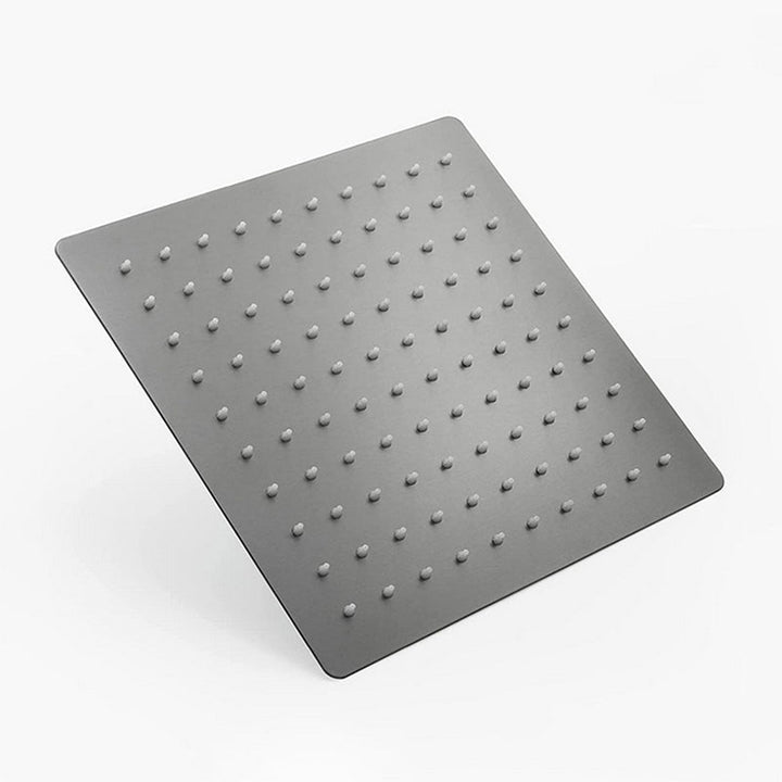 Lisslune | Stainless Steel Square Shower Head Standard Spray Pattern Wall Mounted Shower Head