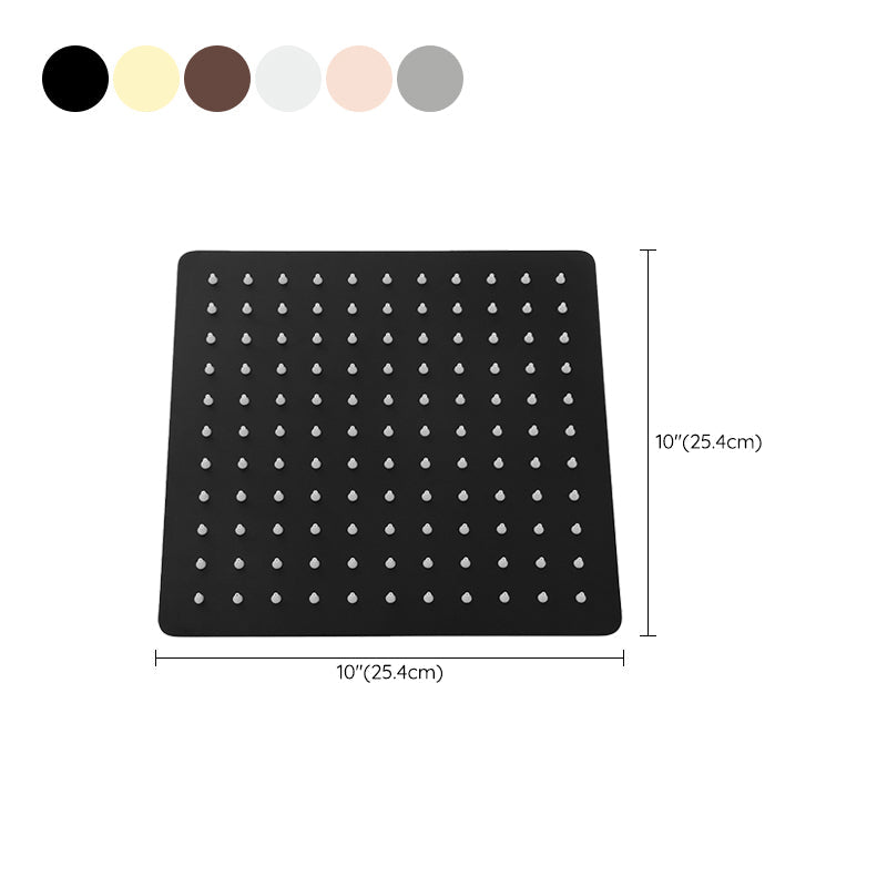 Lisslune | Stainless Steel Square Shower Head Standard Spray Pattern Wall Mounted Shower Head