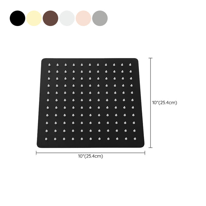 Lisslune | Stainless Steel Square Shower Head Standard Spray Pattern Wall Mounted Shower Head