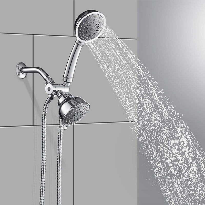 Lisslune | Traditional Style Shower Head Double Bathroom Shower Heads with Round Shape