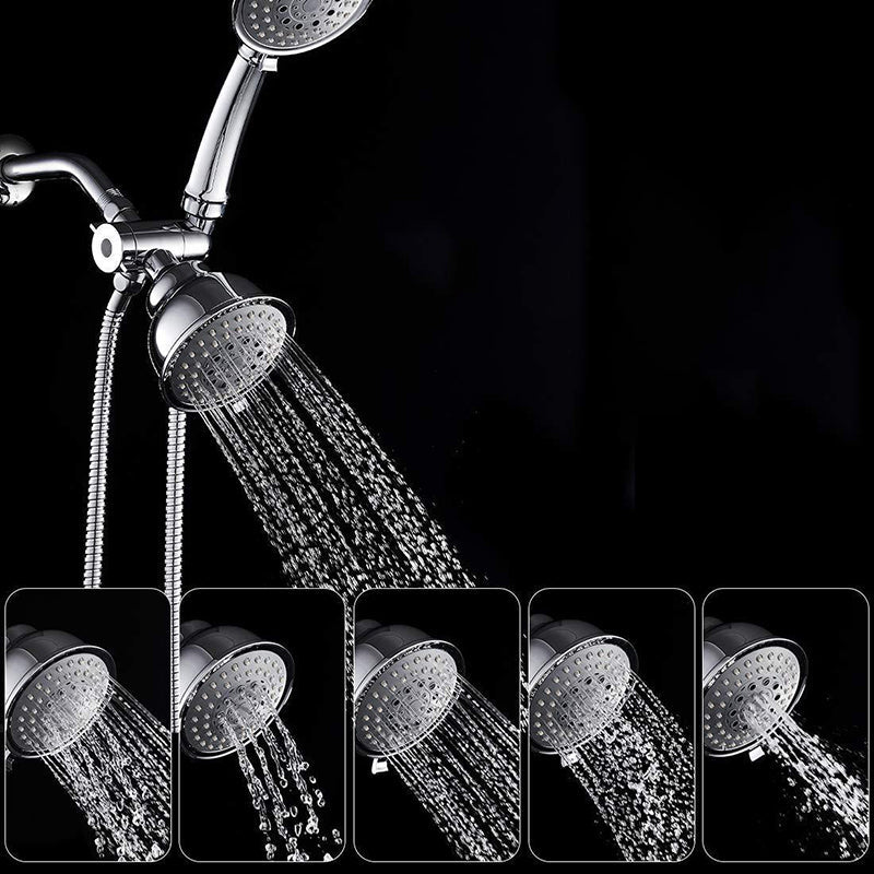 Lisslune | Traditional Style Shower Head Double Bathroom Shower Heads with Round Shape