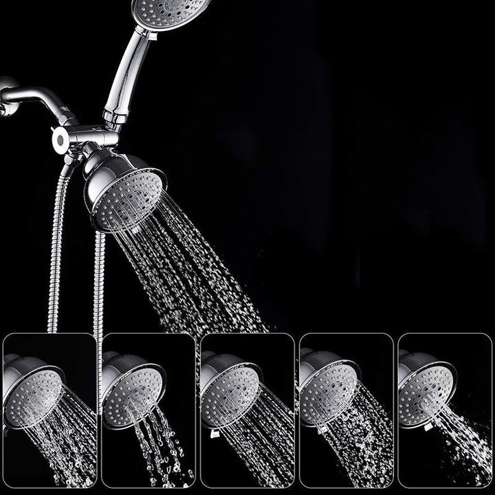 Lisslune | Traditional Style Shower Head Double Bathroom Shower Heads with Round Shape