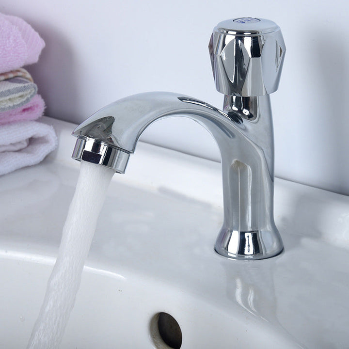 Lisslune | Modern Vessel Faucet Stainless Steel Low Arc Sink Faucet