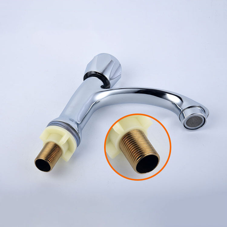 Lisslune | Modern Vessel Faucet Stainless Steel Low Arc Sink Faucet