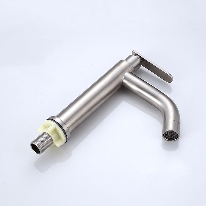 Lisslune | Modern Vessel Faucet Stainless Steel Low Arc Sink Faucet