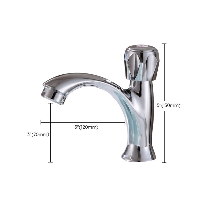 Lisslune | Modern Vessel Faucet Stainless Steel Low Arc Sink Faucet