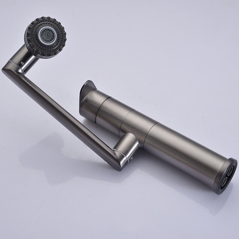 Lisslune | Modern Faucet Single Color Stainless Steel Sink Faucet