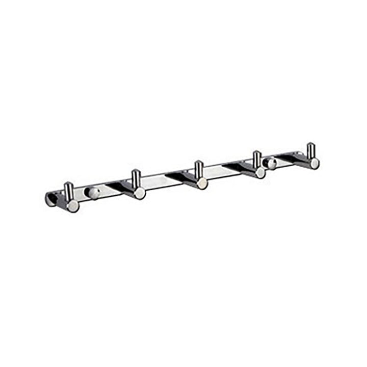 Lisslune | Polished Chrome Modern Bathroom Accessory Set Silver Towel Holder/Bath Shelf