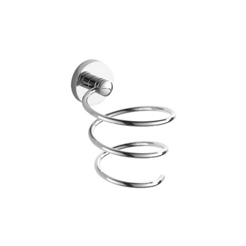 Lisslune | Polished Chrome Modern Bathroom Accessory Set Silver Towel Holder/Bath Shelf