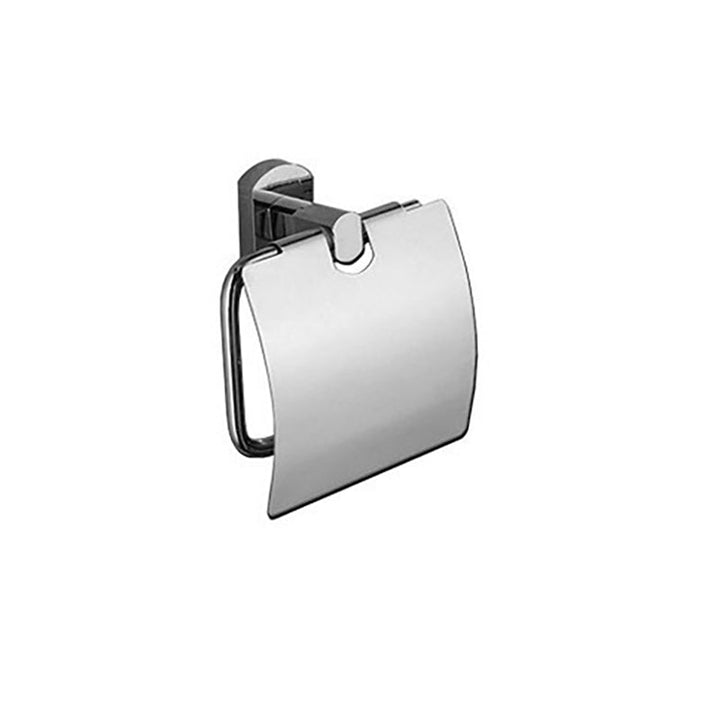 Lisslune | Polished Chrome Modern Bathroom Accessory Set Silver Towel Holder/Bath Shelf
