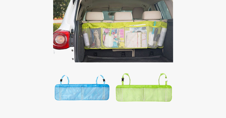 Lisslune | Multi-Section Car Backseat Organizer – Keeps Your Car Clean!