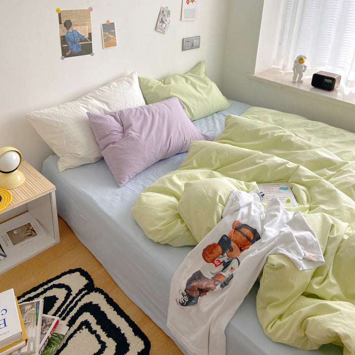 Rynx Aesthetic Pastel Color Combo Bedding Set