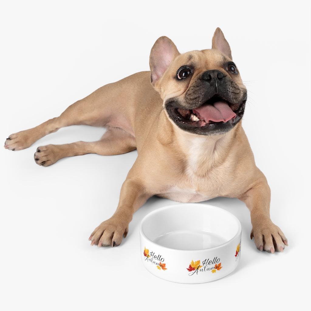 Lisslune | Elegant handmade ceramic pet bowls with stylish print for trend-conscious pet owners