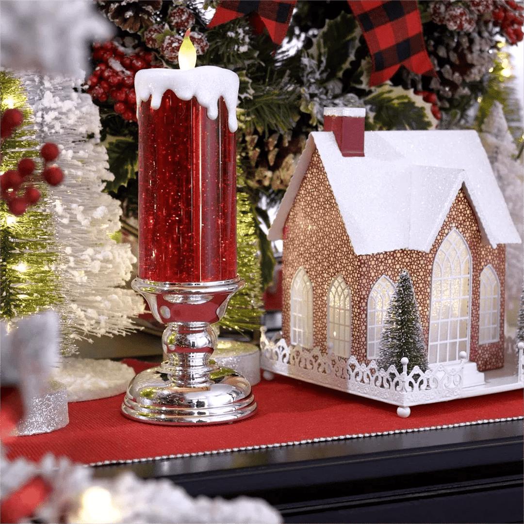Lisslune | LED Christmas Candles  With Pedestal