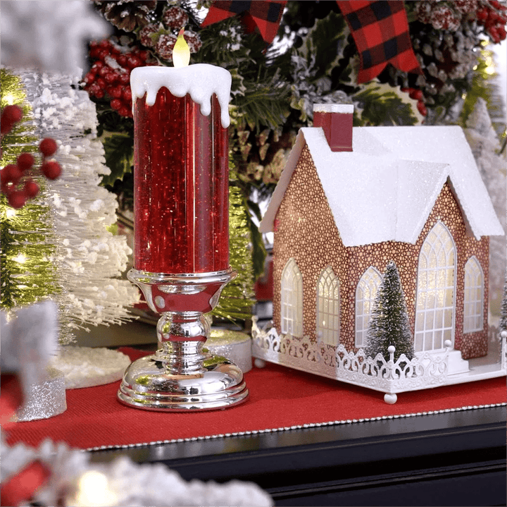 Lisslune | LED Christmas Candles  With Pedestal