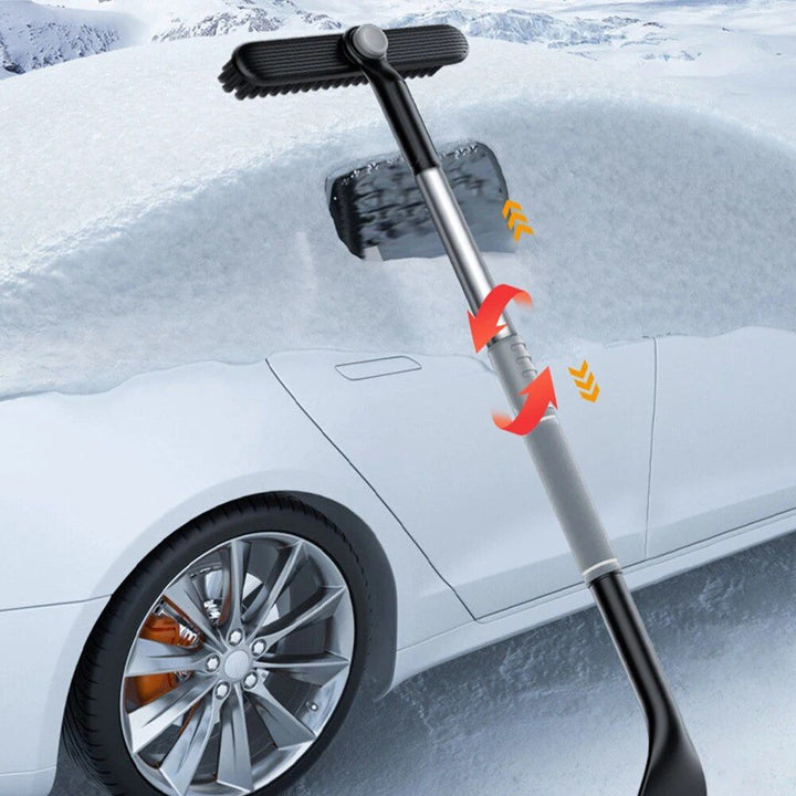 Lisslune | Telescopic 2-in-1 Snow Shovel & Window Cleaner for Car Wash