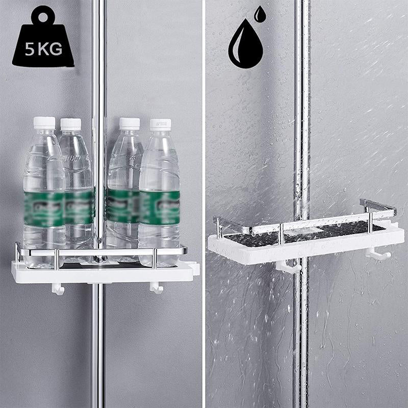 Lisslune | BathBuddy | No-Drill Shower Shelf – Space-Saving Bathroom Storage