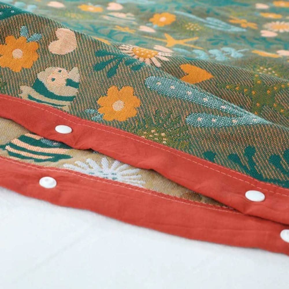 Lisslune | Coral Floral Cotton Pillow Sham – Breathable & Reversible