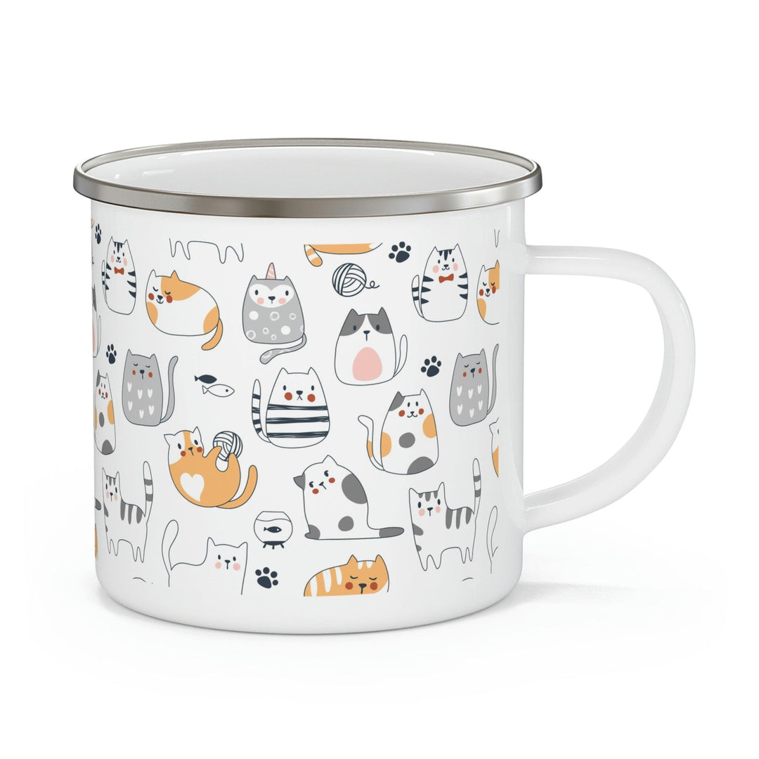 Lisslune | Pet Adventure Enamel Camping Mug for Outdoor Sports Lovers