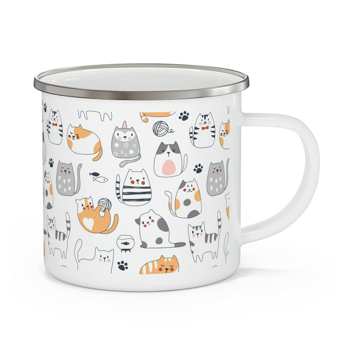 Lisslune | Pet Adventure Enamel Camping Mug for Outdoor Sports Lovers