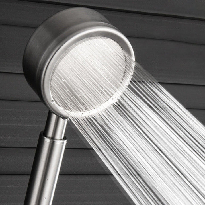 Lisslune | Stainless Steel Shower Head Modern Style Round-Shaped Shower Head