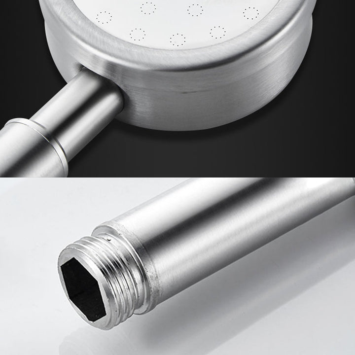 Lisslune | Stainless Steel Shower Head Modern Style Round-Shaped Shower Head