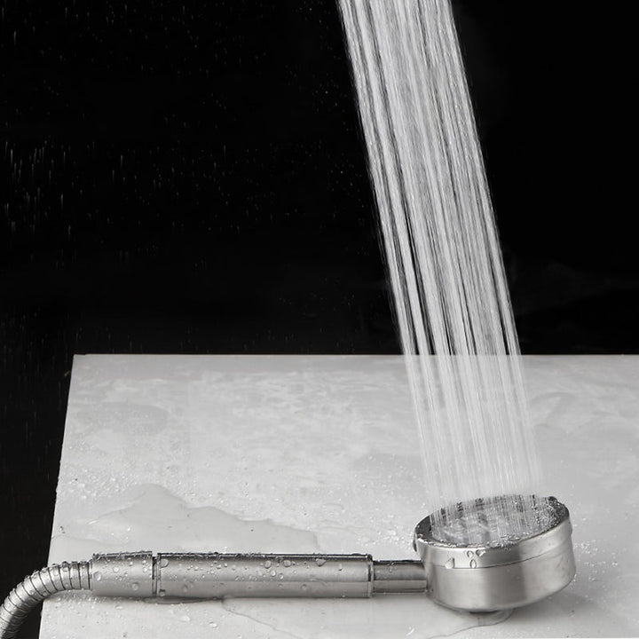 Lisslune | Stainless Steel Shower Head Modern Style Round-Shaped Shower Head