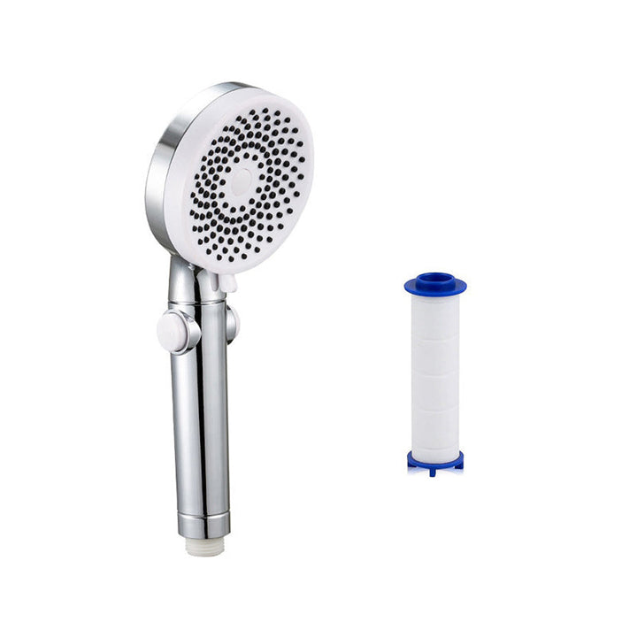 Lisslune | Contemporary Round Shower Head Combo Handheld Shower Head 9.8 Inch H Spray Head