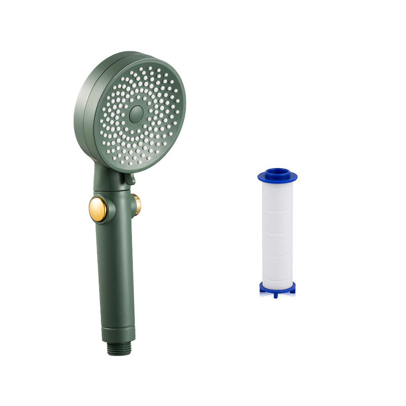 Lisslune | Contemporary Round Shower Head Combo Handheld Shower Head 9.8 Inch H Spray Head