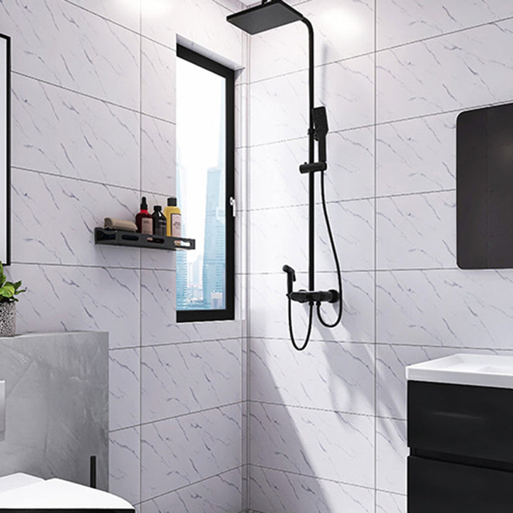 Lisslune | Modern Bathroom Wall Tile Peel and Stick Waterproof Artificial Ceramic Tile