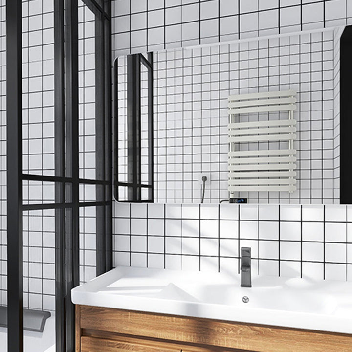 Lisslune | Modern Bathroom Wall Tile Peel and Stick Waterproof Artificial Ceramic Tile