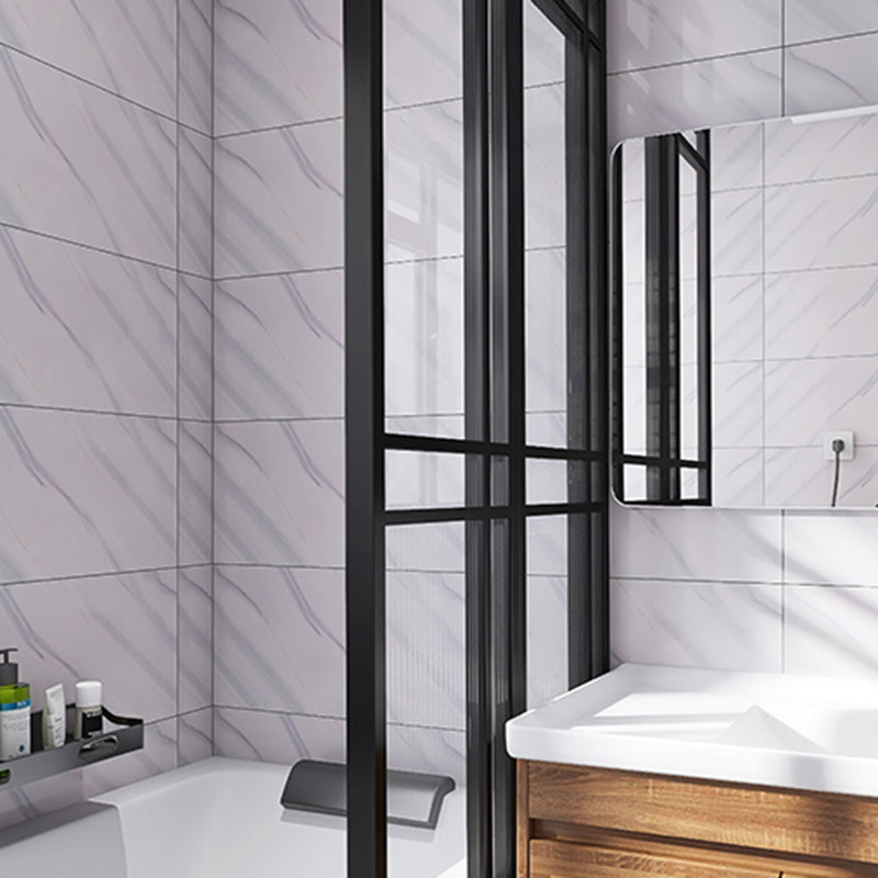 Lisslune | Modern Bathroom Wall Tile Peel and Stick Waterproof Artificial Ceramic Tile