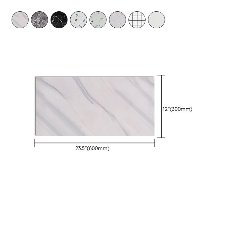 Lisslune | Modern Bathroom Wall Tile Peel and Stick Waterproof Artificial Ceramic Tile