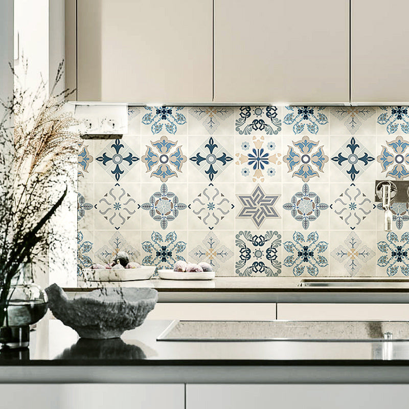 Lisslune | Kitchen wall tile Peel and stick Floral pattern wallpaper