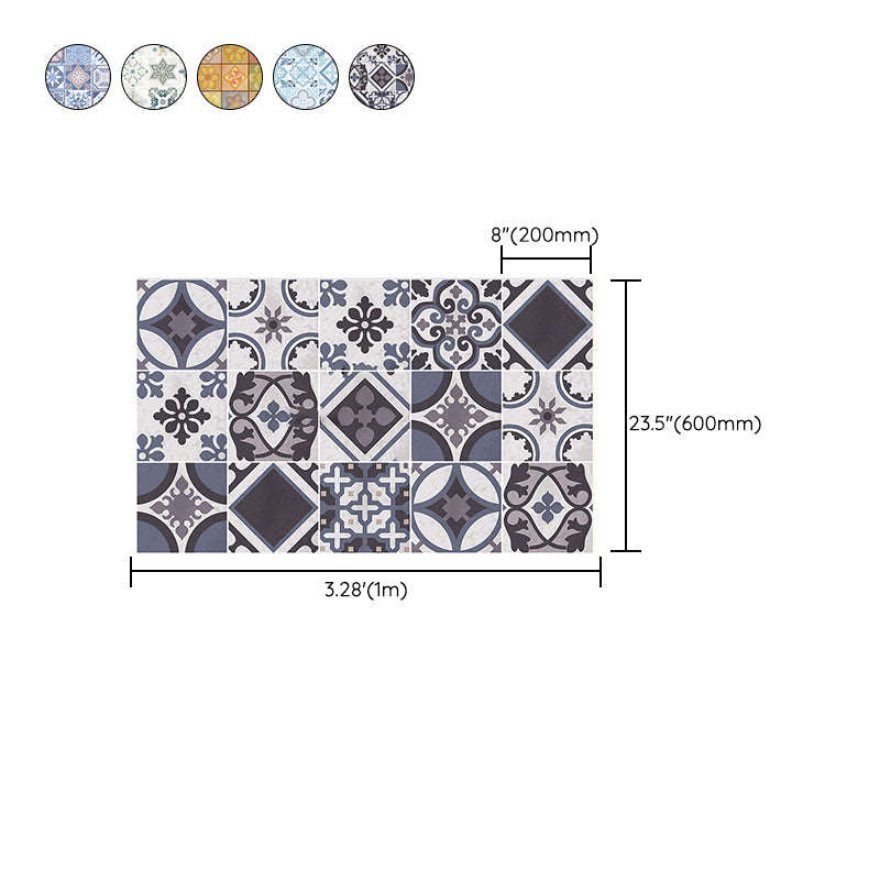 Lisslune | Kitchen wall tile Peel and stick Floral pattern wallpaper