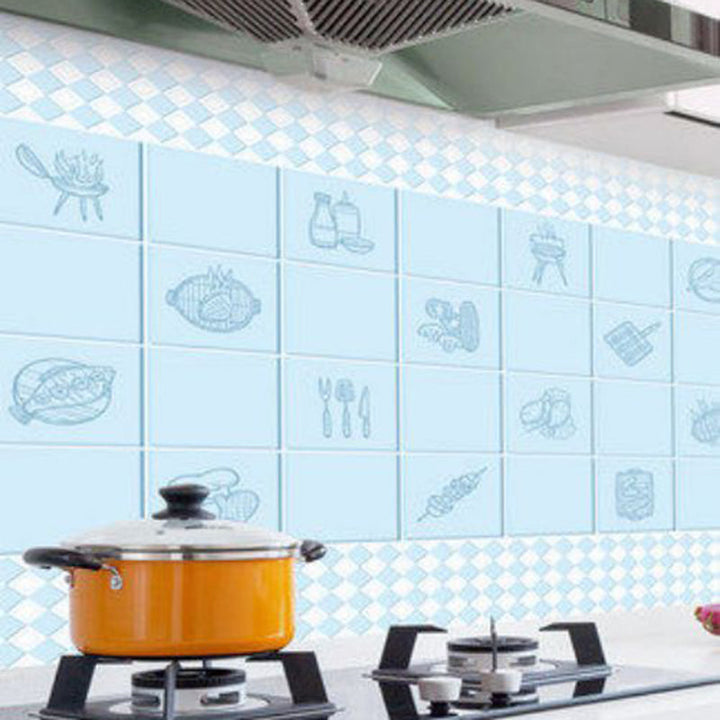 Lisslune | Modern Tiles - Peel and Stick Plastic Square Peel and Stick Wall Tiles for the Kitchen