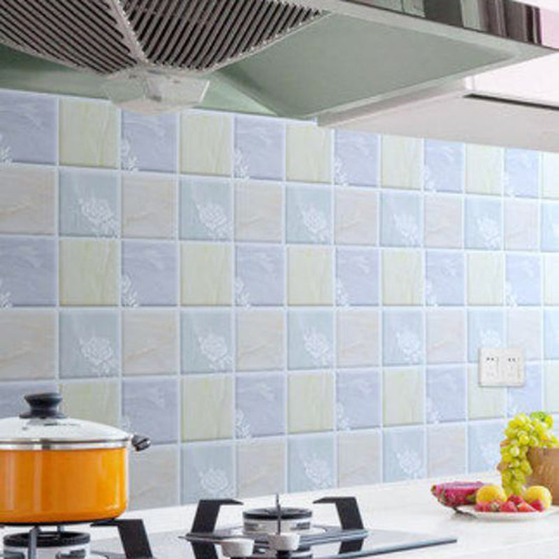 Lisslune | Modern Tiles - Peel and Stick Plastic Square Peel and Stick Wall Tiles for the Kitchen
