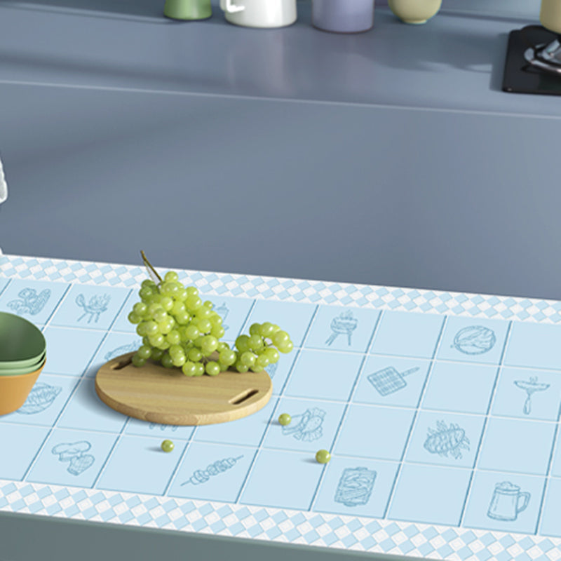 Lisslune | Modern Tiles - Peel and Stick Plastic Square Peel and Stick Wall Tiles for the Kitchen