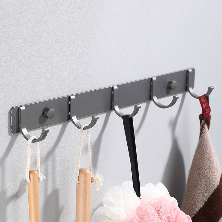 Lisslune | Modern Bathroom Fixture Set Towel Bar Gray Bathroom Shelf Bathroom Set