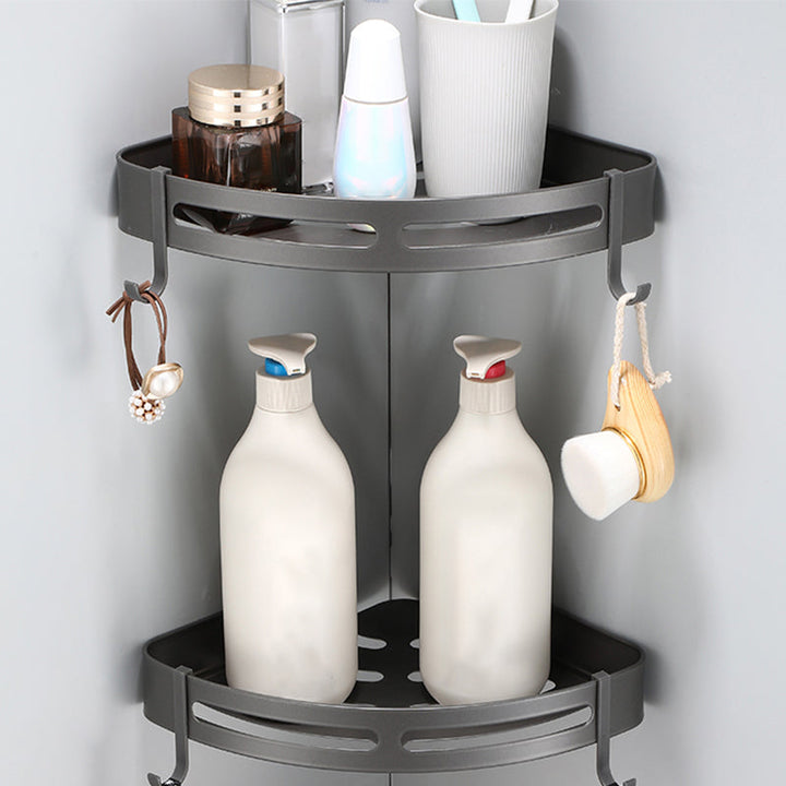 Lisslune | Modern Bathroom Fixture Set Towel Bar Gray Bathroom Shelf Bathroom Set