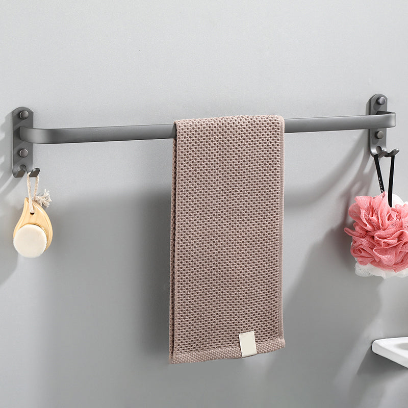 Lisslune | Modern Bathroom Fixture Set Towel Bar Gray Bathroom Shelf Bathroom Set