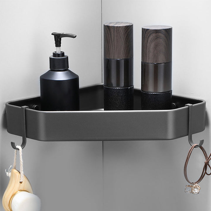 Lisslune | Modern Bathroom Fixture Set Towel Bar Gray Bathroom Shelf Bathroom Set