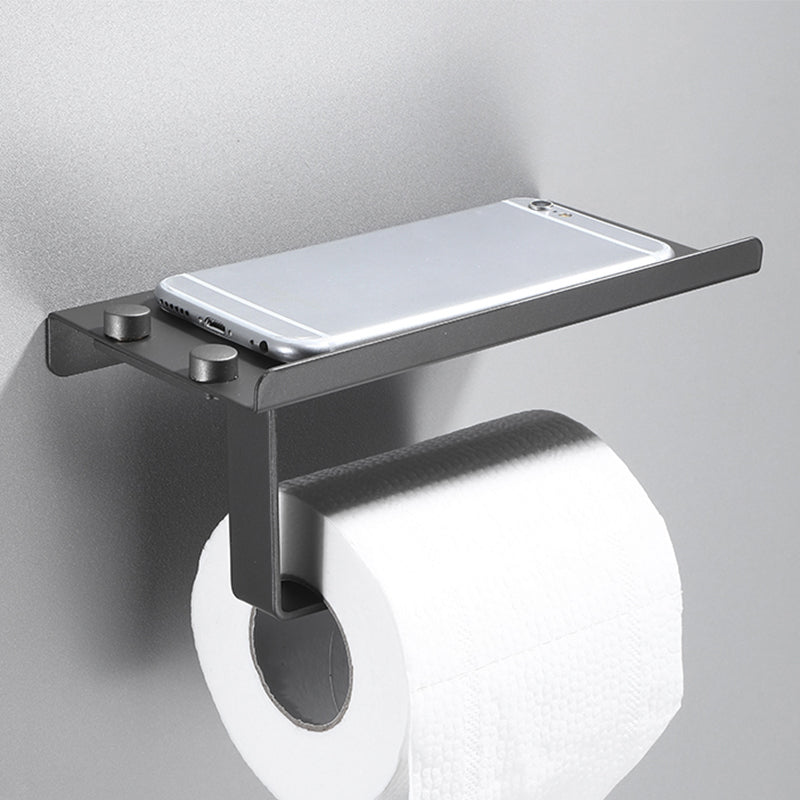 Lisslune | Modern Bathroom Fixture Set Towel Bar Gray Bathroom Shelf Bathroom Set