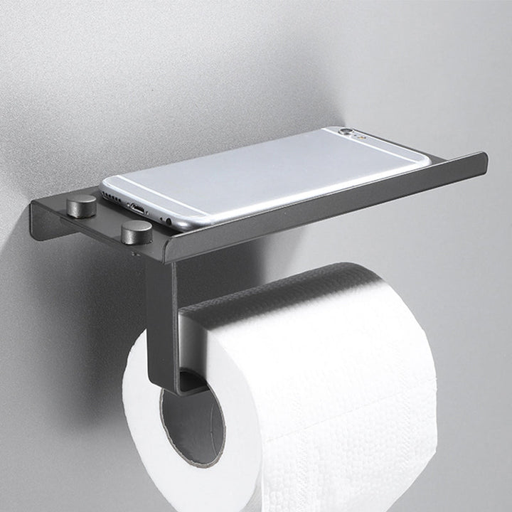 Lisslune | Modern Bathroom Fixture Set Towel Bar Gray Bathroom Shelf Bathroom Set