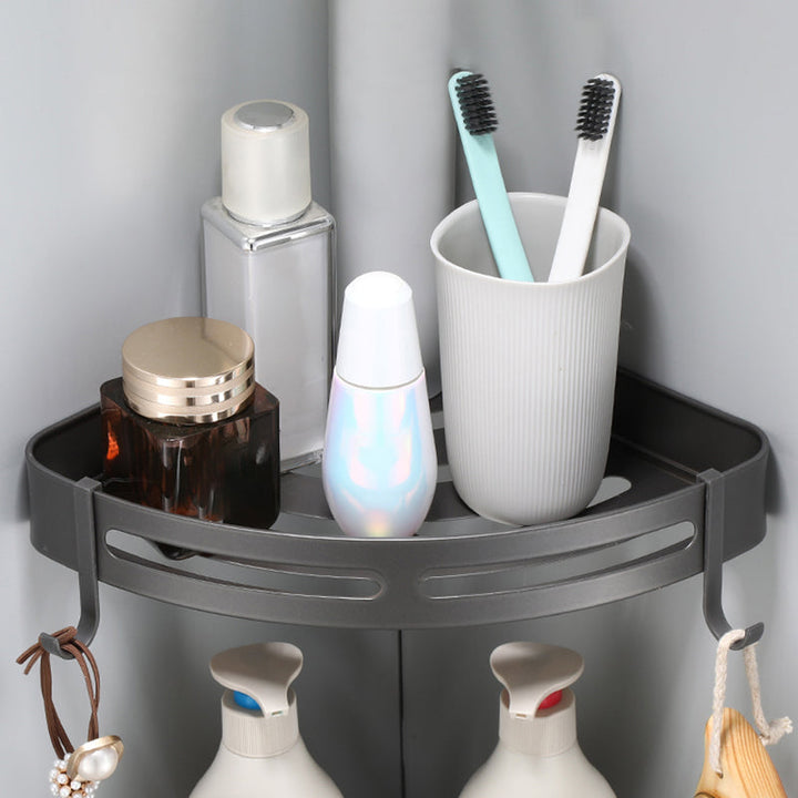 Lisslune | Modern Bathroom Fixture Set Towel Bar Gray Bathroom Shelf Bathroom Set